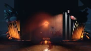 The scene of the attack.