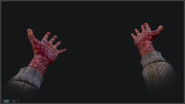 Jack's hand models wielding Insect Swarm in BioShock Remastered.