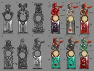 Concept art for the Devil's Kiss Vigor's bottle. By: Mauricio Tejerina