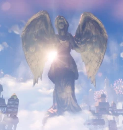 The angelic Monument Tower.