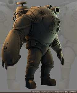 The unused and untextured "Demo Daddy" model, by Ben Shore.