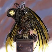 Songbird Bioshock Wiki Fandom So marobot decided to draw an awesome songbird wallpaper to share with everyone. songbird bioshock wiki fandom