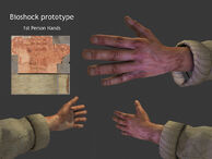 Prototype for Jack's hands.