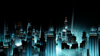 26+ Rapture Cityscape Background