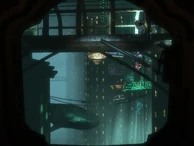 Whaleswimby.jpg (165 KB) A whale swims by as Jack's bathysphere enters Rapture.