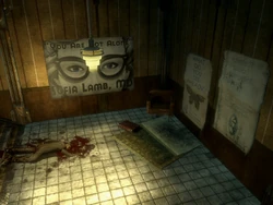   watching over a corpse.