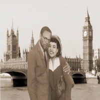 Milton and Pearl in London.