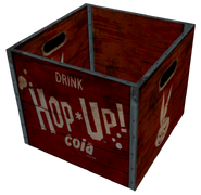 The Hop-Up Soda box, worn as a "mask" by male Splicers.