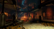 An early version of Little Eden Plaza.