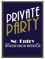 Private Party poster.