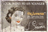 "Look Twenty Years Younger: ReJuvena Skin-Tightening Tonic from Sinclair Solutions - Used with Pride by J. Steinman."