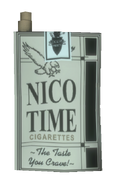 Nico Time Cigarettes.