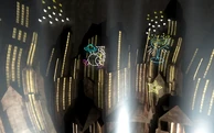How Little Sisters see the city, including the abyss surrounding Rapture.