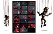 Storyboard and concept for the puppets.