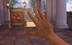 BioShock Infinite - Town Center - Raffle Square - False Shepherd Sign f0817