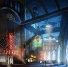 Concept art for Market Street.