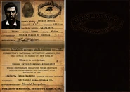 The contract with its cover.