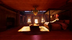 The Lansdowne Residence bedroom.