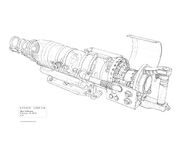 High-detail line art for the Ion Laser.