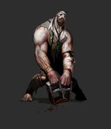 Concept art for the Brute Splicer.