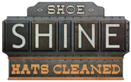 Shoe Shine and Hat Cleaning Service.