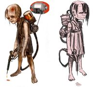 A concept art of a little sister