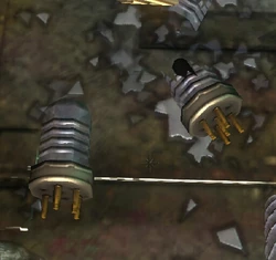 Scattered vacuum tubes.