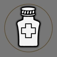 Concept for the Medicine's icon in Burial at Sea, by Robb Waters.