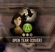 An early design for directions to open a Tear, as seen in the E3 2011 Gameplay Trailer. Cover variant.