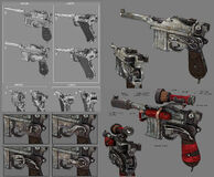 Concept art for the Pistol.