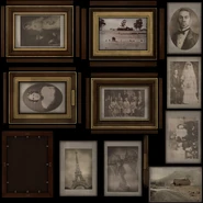 Various pictures taken by Cunningham Studios, seen throughout the city.