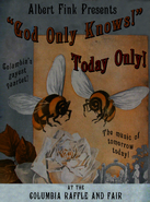 A variation of the poster that appears in Elizabeth's bedroom.