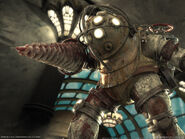 Big Daddy del trailer de lanzamiento de BioShock.