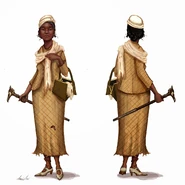 Ilustración conceptual de cuerpo entero.