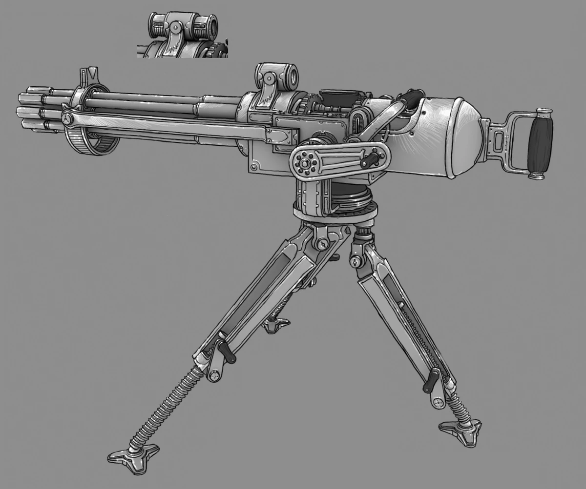 Peppermill Crank Gun Bioshock Fanon Wiki Fandom