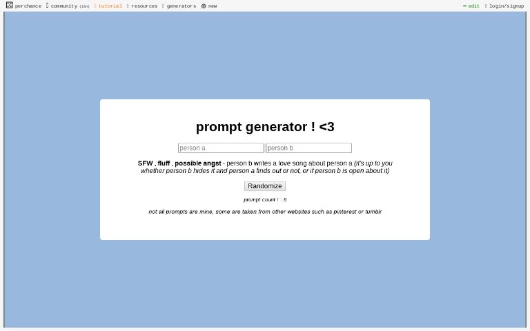 Kenny s Prompt Generator Birdietalk Productions Wiki Fandom