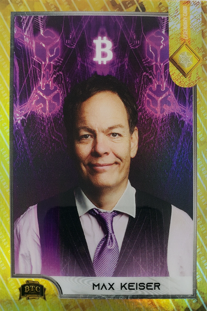 Max Keiser (Series 1, Card 14) | Bitcoin Trading Cards Wiki | Fandom