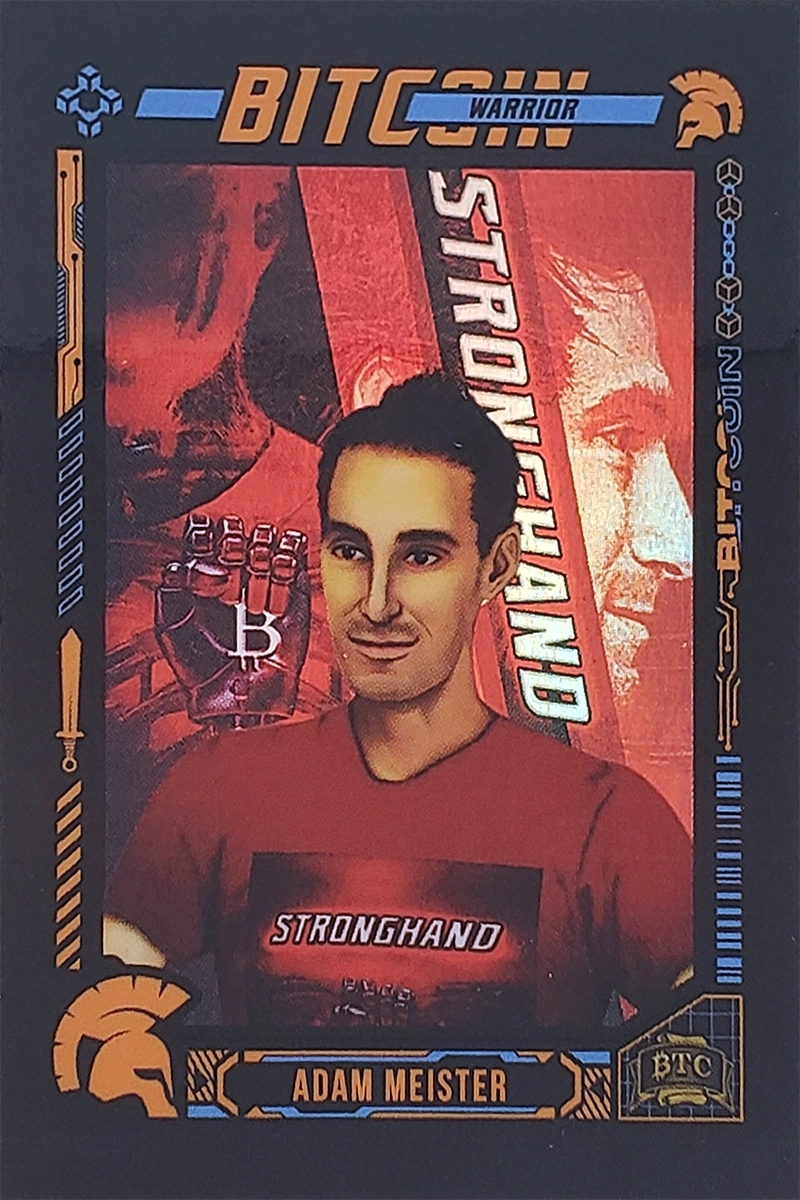 Adam Meister (Series 1, Card 3) | Bitcoin Trading Cards Wiki | Fandom