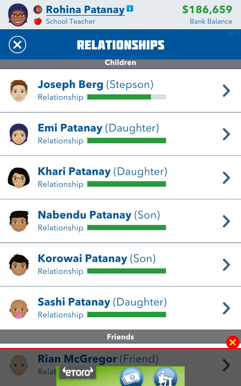 Relationships BitLife