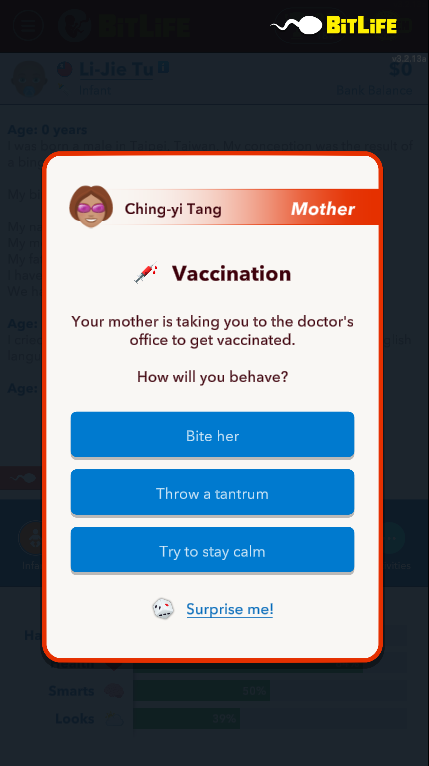 Bitlife is throwing shade about the new update. : r/thesims