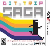 The box art for the North American release of BIT.TRIP SAGA.