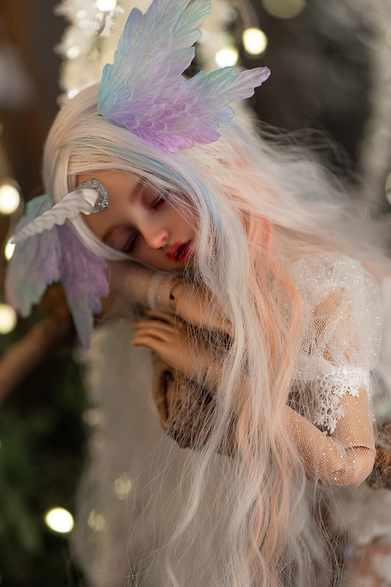 LEGIT Fairyland Minifee Ingrid Sleeping BJD Doll Head
