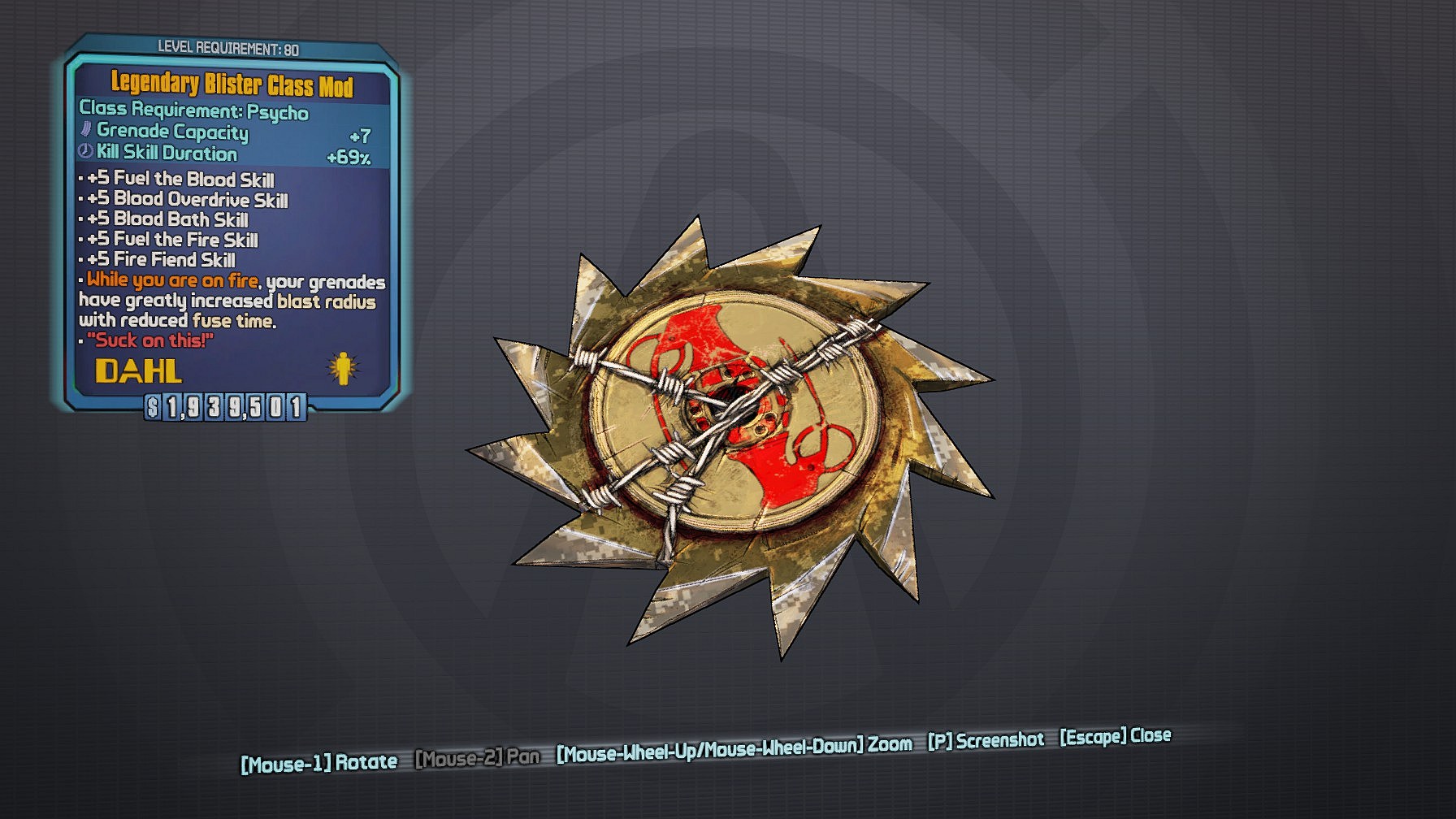 Legendary Blister | BL: Exodus Wiki | Fandom