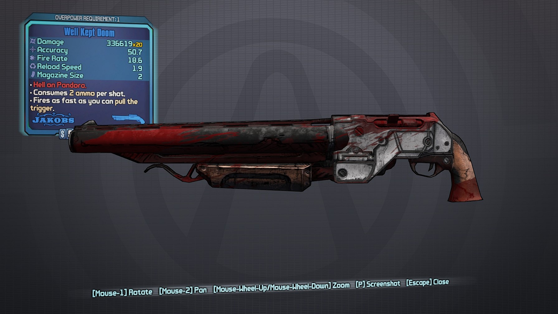 borderlands doom shotgun