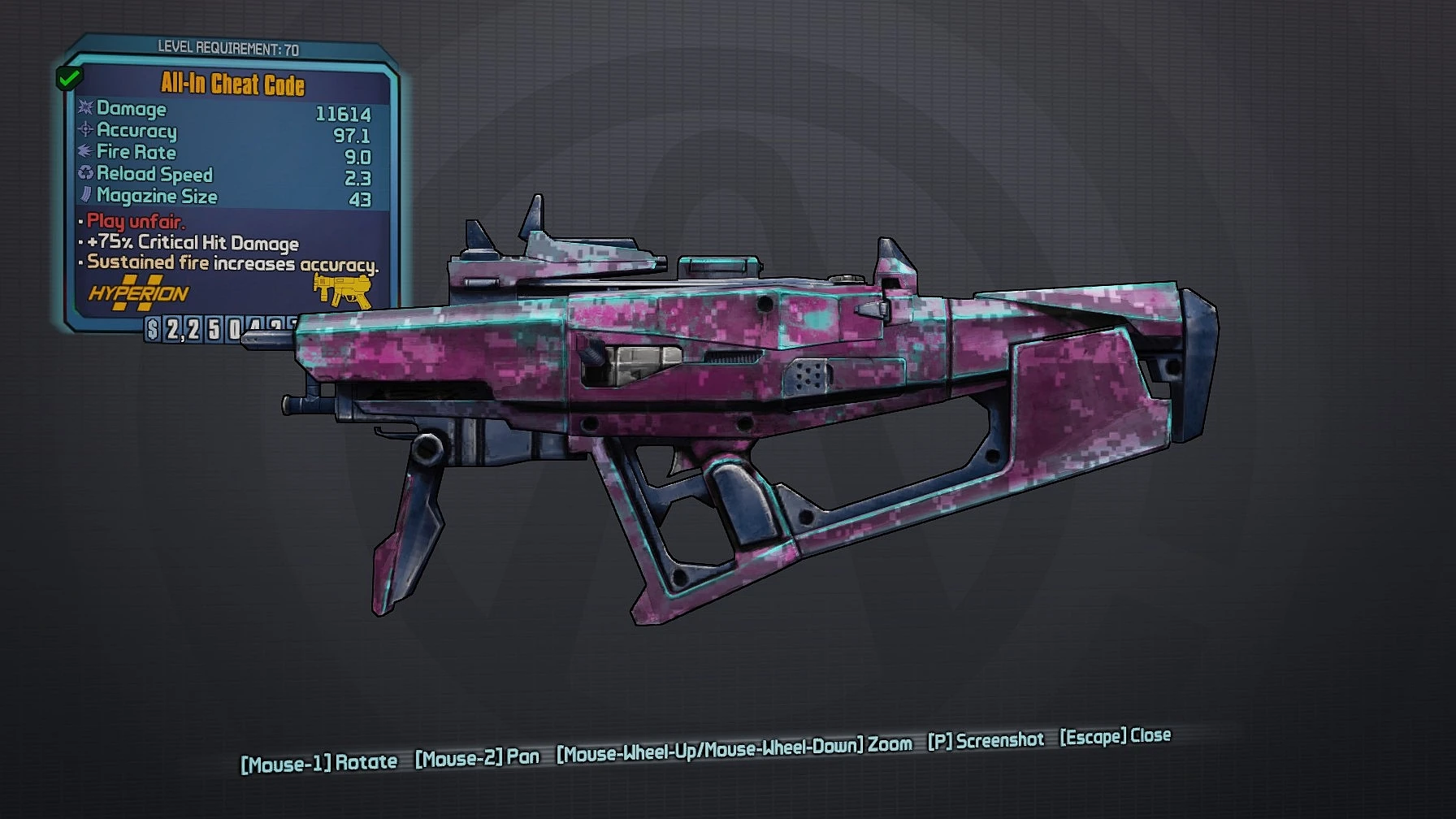 Cheat Code | BL: Exodus Wiki | Fandom