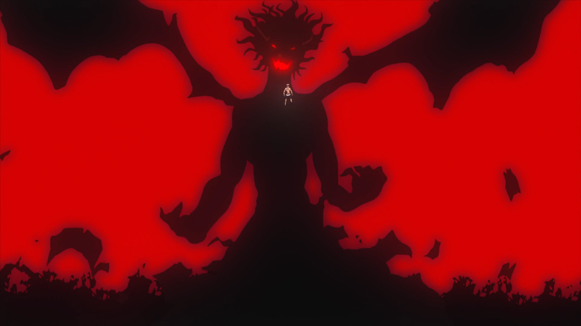 looking at viewer, Black Clover, Asta, devil horns, devil, Black