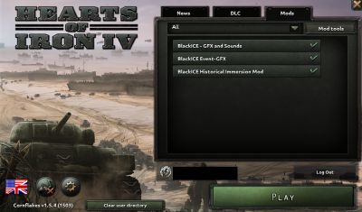 hearts of iron 4 steam mods do not showing