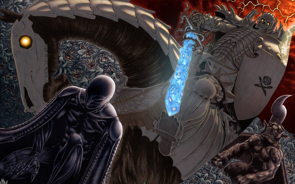 Guts vs Specter Knight (Berserk vs Shovel Knight); “Mark of