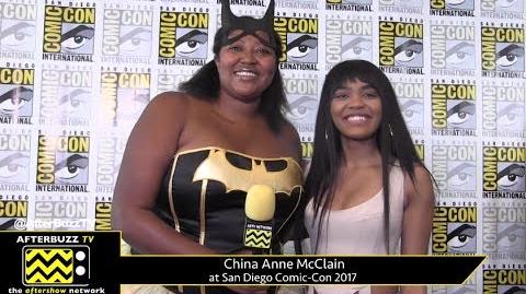 China Anne McClain (Black Lightning) at San Diego Comic-Con 2017