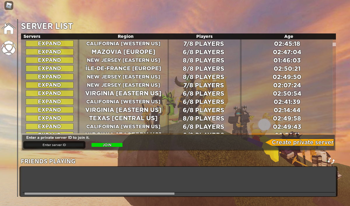 Roblox games with VIP servers